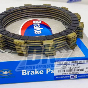 DISCOS DE CLUTCH  ARRANQUE SET 6PZ GXT200/KMF200/XTM200/GN125