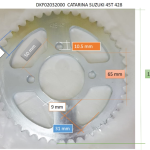 CATARINA 45T 428 SUZUKI GN125