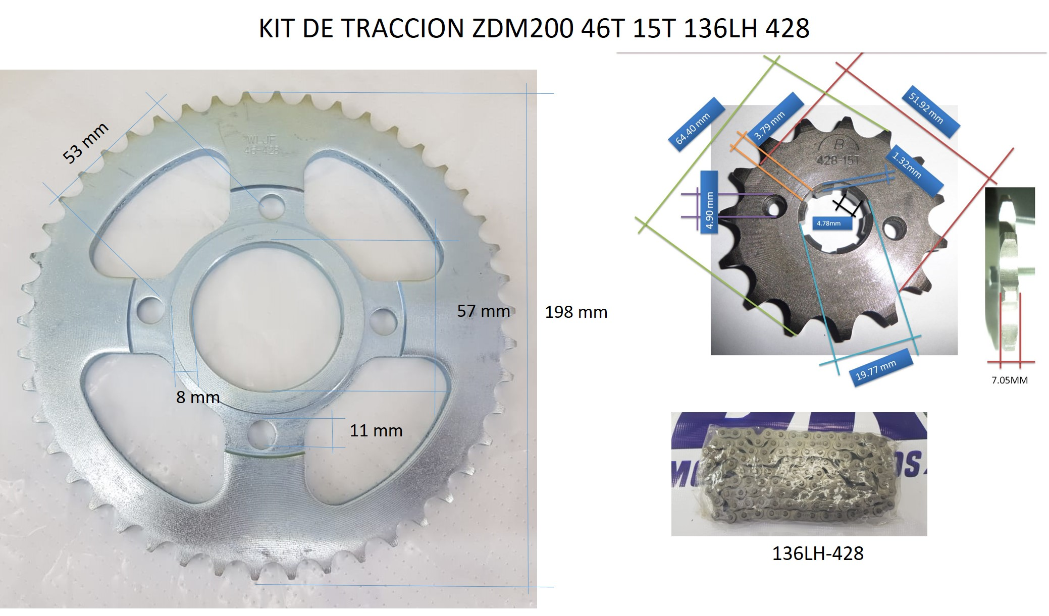KIT DE SPROCKET