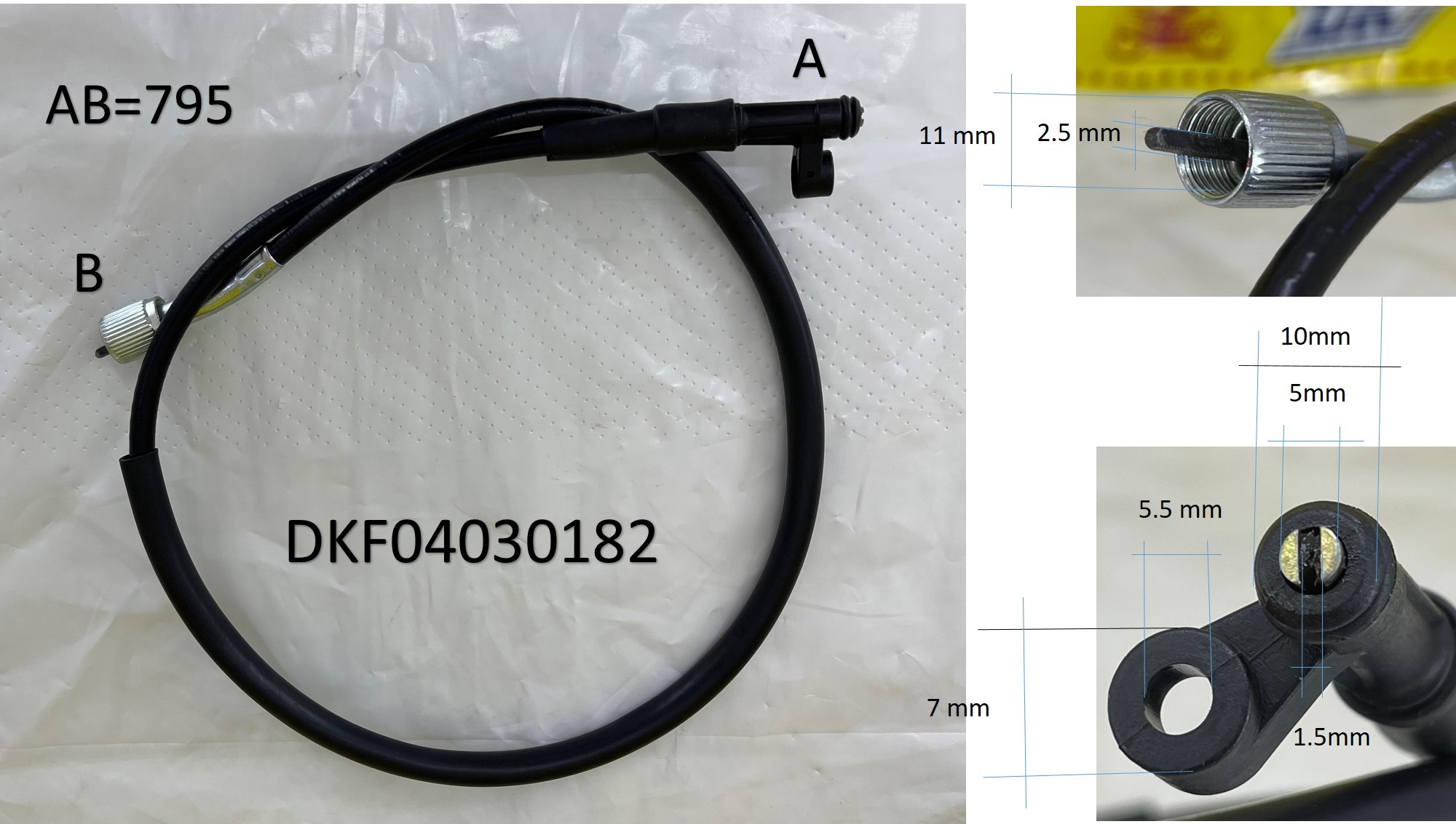 CABLE DE VELOCIMETRO 125Z