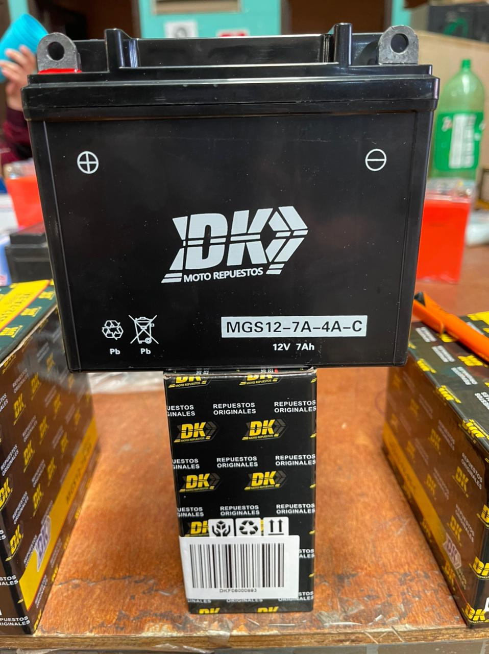 BATERIA 12N7A-4A 7AH MF DK GEN-2D/CGL