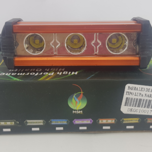 NEBLINERA LED DE 3 PUNTOS TIPO LUPA NARANJA PZA