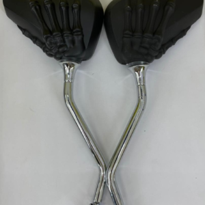 RETROVISOR U MANO DE CALAVERA NEGRO