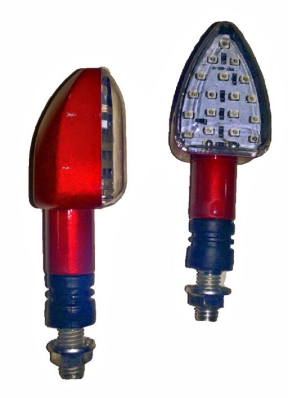 VIA LED AZUL FLECHA CORTA 18 LED 014 PAR