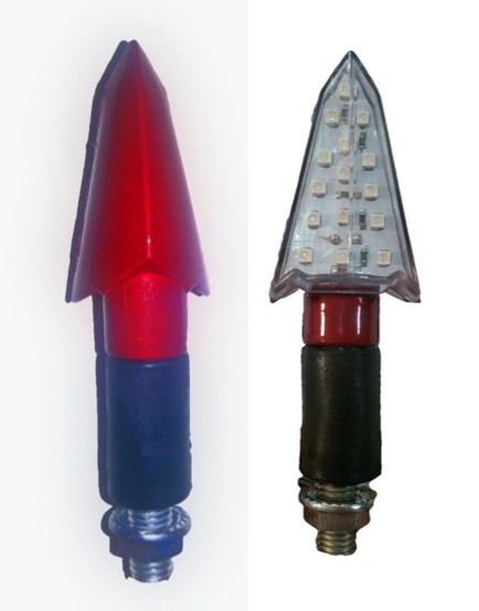 VIA LED AZUL FLECHA 15 LED 016 PAR