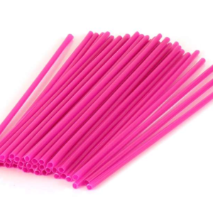 PAJILLAS RAYOS 24CM SET72 ROSADO