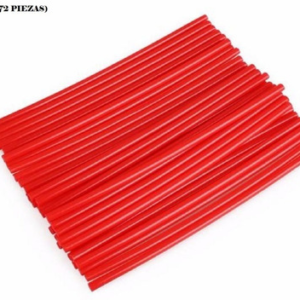 PAJILLAS RAYOS 24CM SET72 ROJO