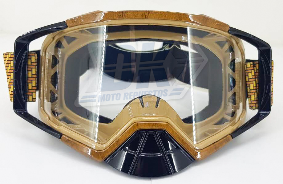 LENTES CROSS TRANSPARENTE/DORADO