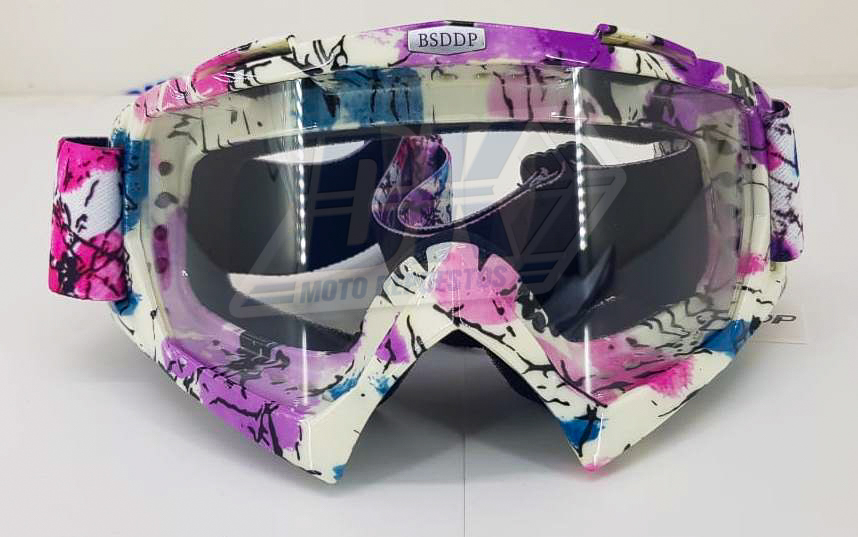 LENTES CROSS TRANSPARENTE/ROSA