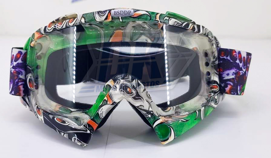 LENTES CROSS TRANSPARENTE/ROOJO
