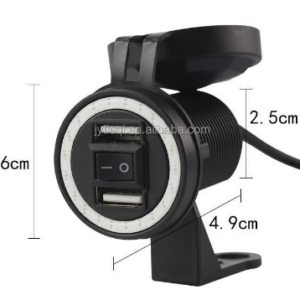 CARGADOR USB DUO 3048 CON INTERRUPTOR PZA