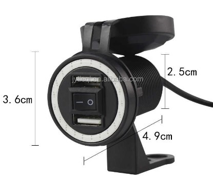 CARGADOR USB DUO 3048 CON INTERRUPTOR PZA