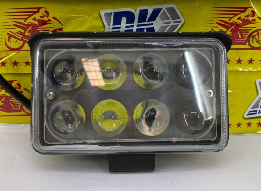 NEBLINERA LED 8 PUNTOS ALUM 4X6