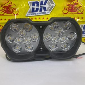 NEBLINERA LED DOBLE PLAST 12V 18 PUNTOS COLORES