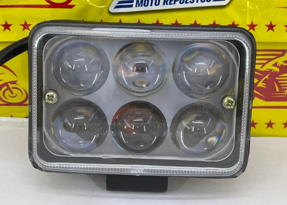 NEBLINERA LED DE 6 PUNTOS ALUM 3,5IN LUPA