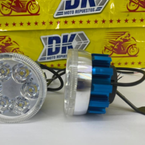 NEBLINERA 6 LED BUJIA ORILLA CRISTAL 12V 4W AZUL PAR