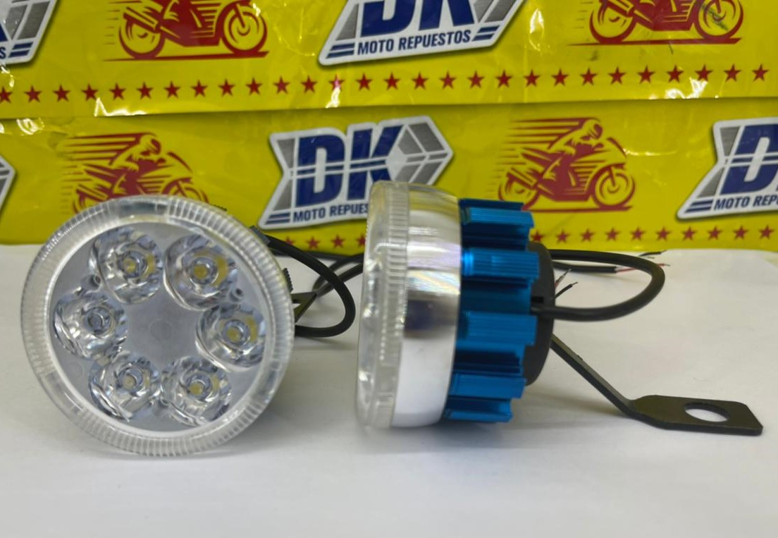 NEBLINERA 6 LED BUJIA ORILLA CRISTAL 12V 4W AZUL PAR