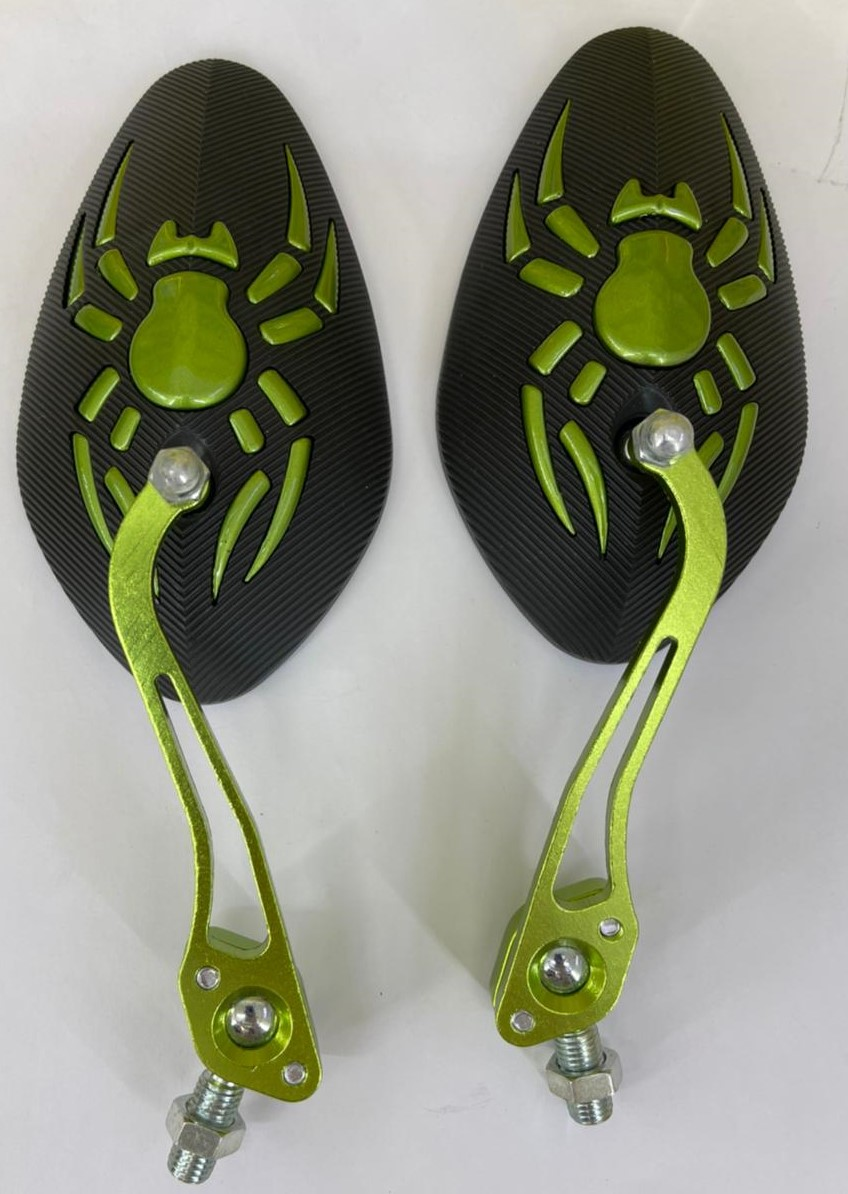RETROVISOR OVALADO ARAÑA 123 PAR