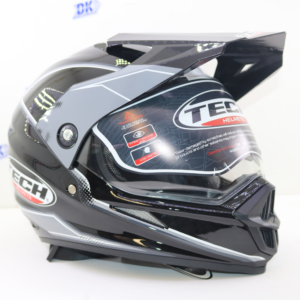 CASCO CROSS ROCKSTAR NEGRO M001 PZA