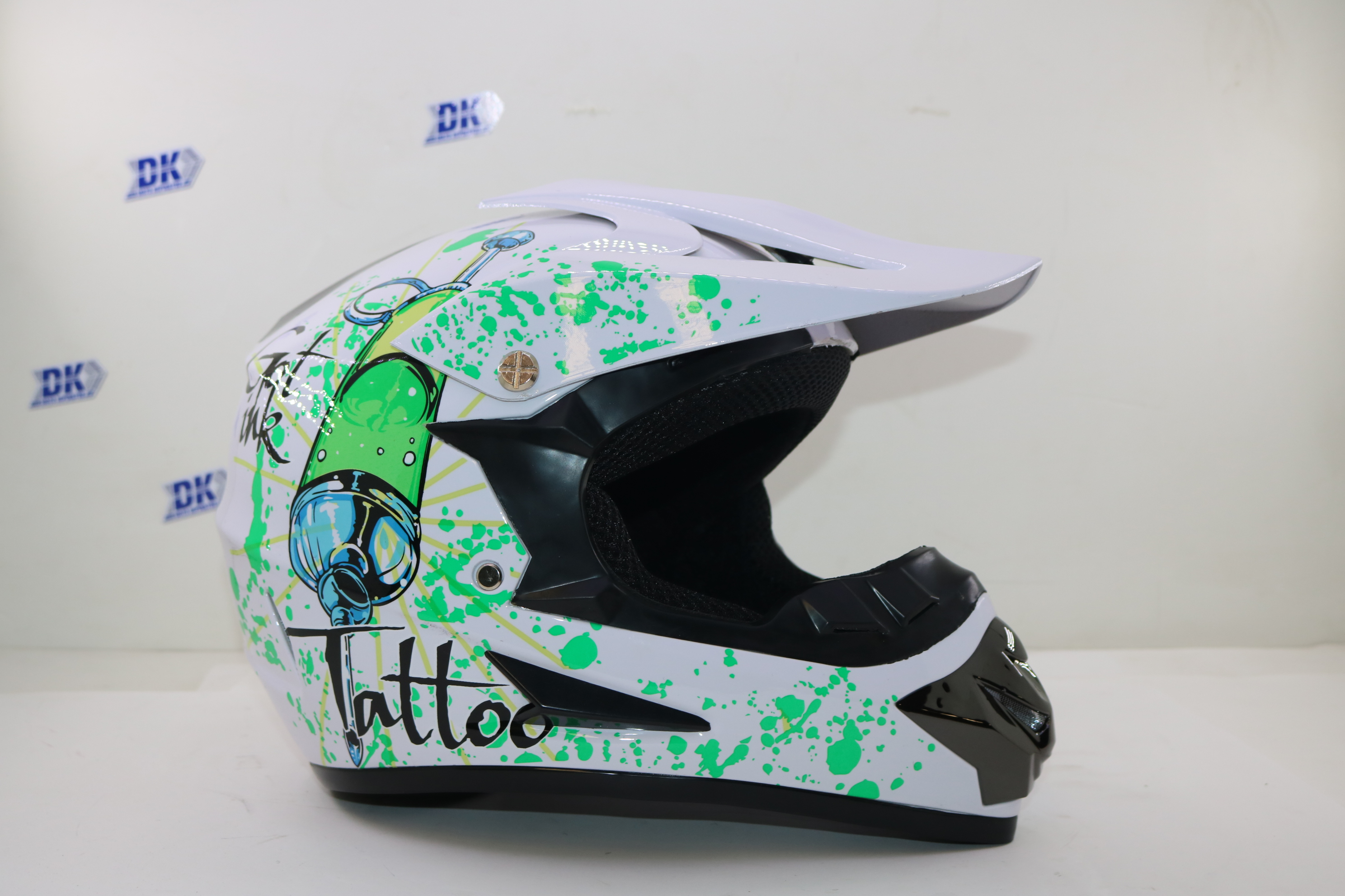 CASCO CROSS BLANCO M002 PZA