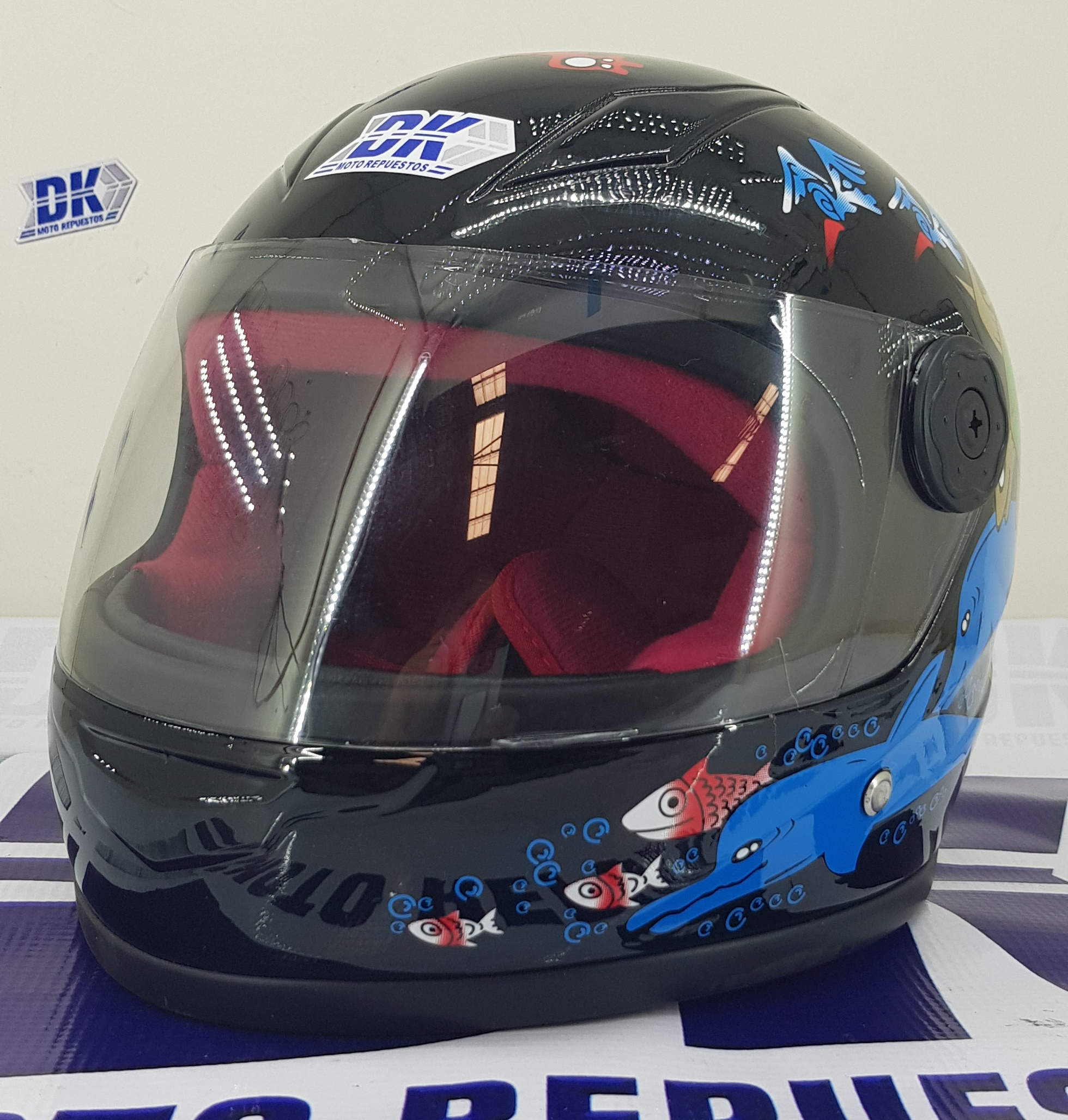 CASCO NIÑO MOD A06 NEGRO