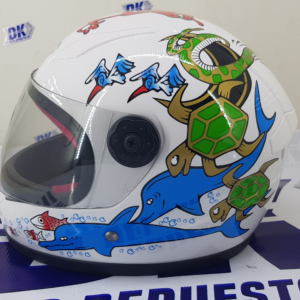 CASCO NIÑO MOD A08 ROJO