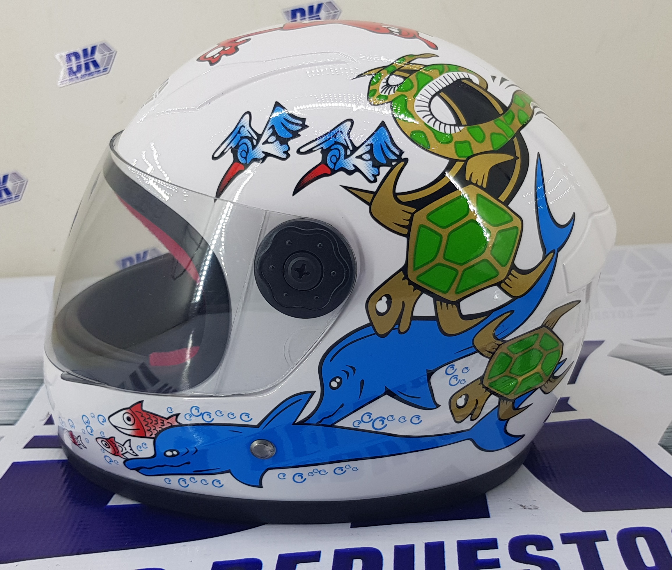 CASCO NIÑO MOD A08 ROJO