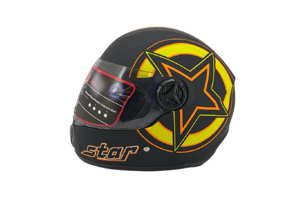 CASCO CERRADO MOD151 STAR NEGRO
