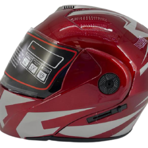 CASCO DESMONTABLE FLIP MOD115 ROJO