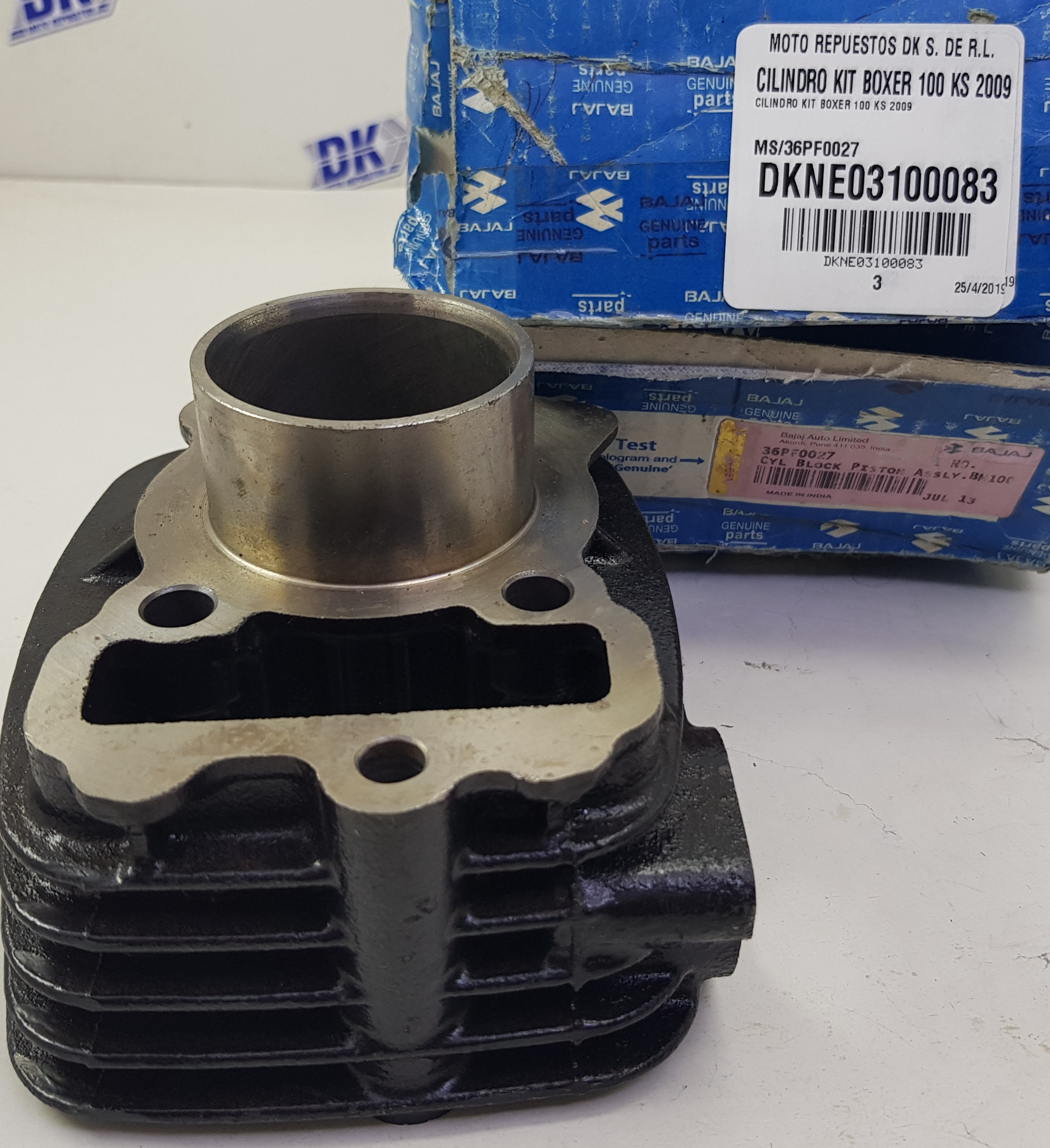 CILINDRO KIT BOXER 100 KS 2009