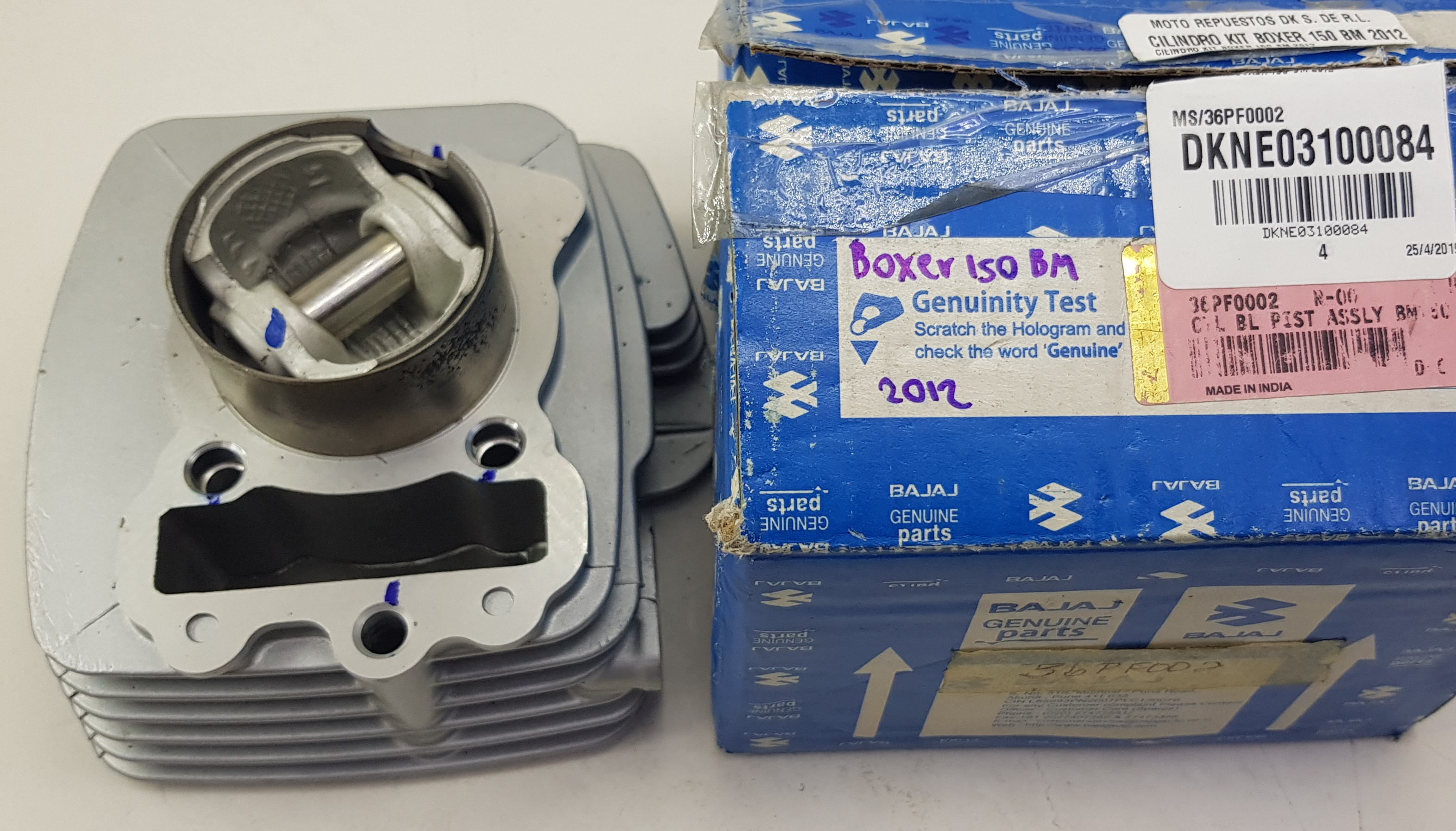 CILINDRO KIT BOXER 150 BM 2012