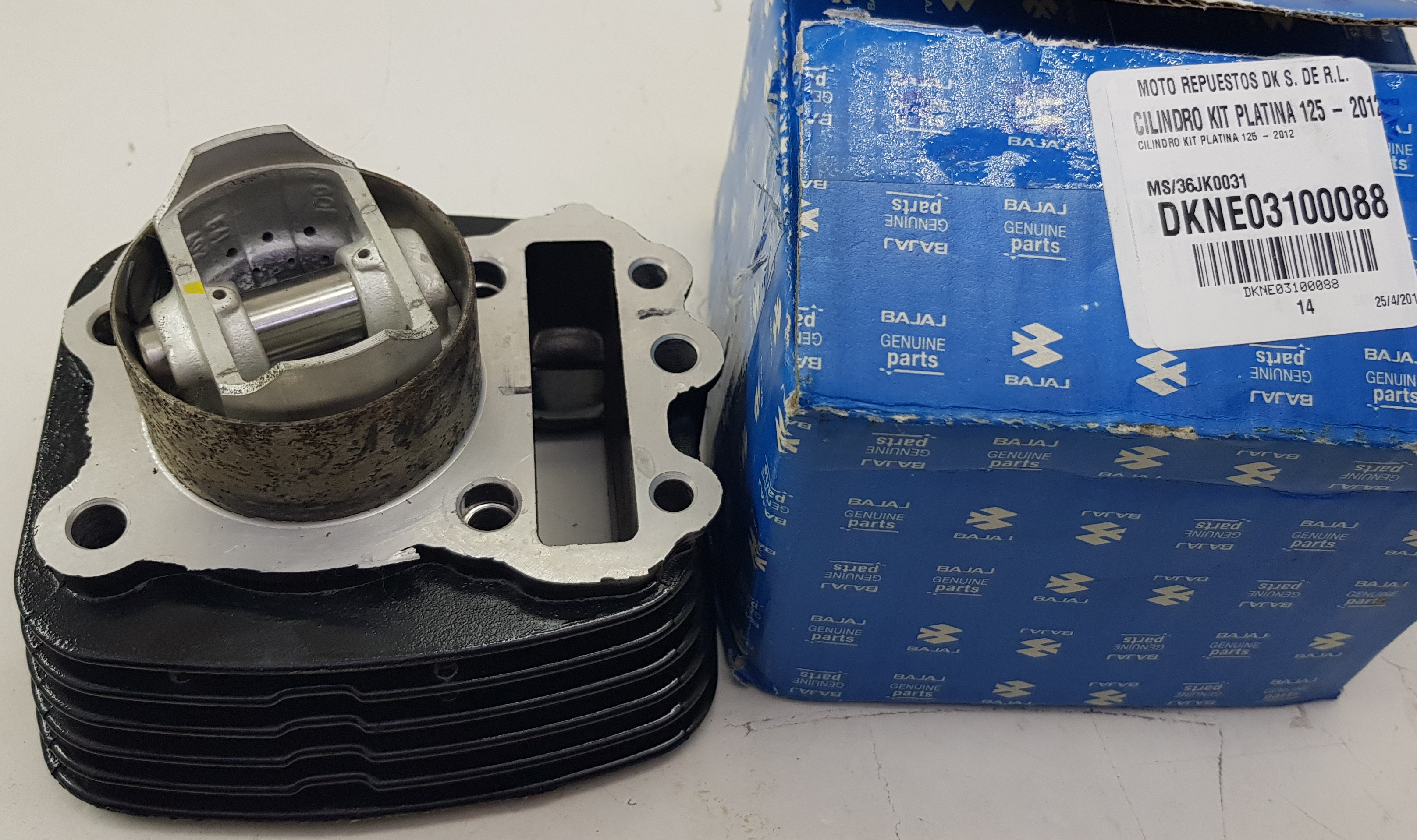 CILINDRO KIT PLATINA 125 - 2012