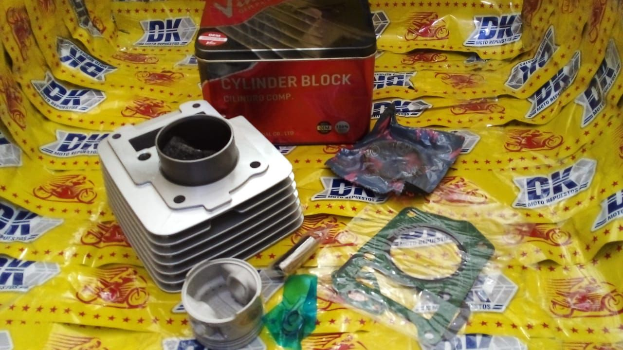 CILINDRO KIT CON EMPAQUES Y SELLOS YAMAHA YBR-125 ED/G / XTZ-125
