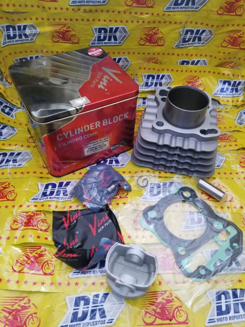 CILINDRO KIT COMPLETO MOTOTAXI BAJAJ TUK-225 (4S)