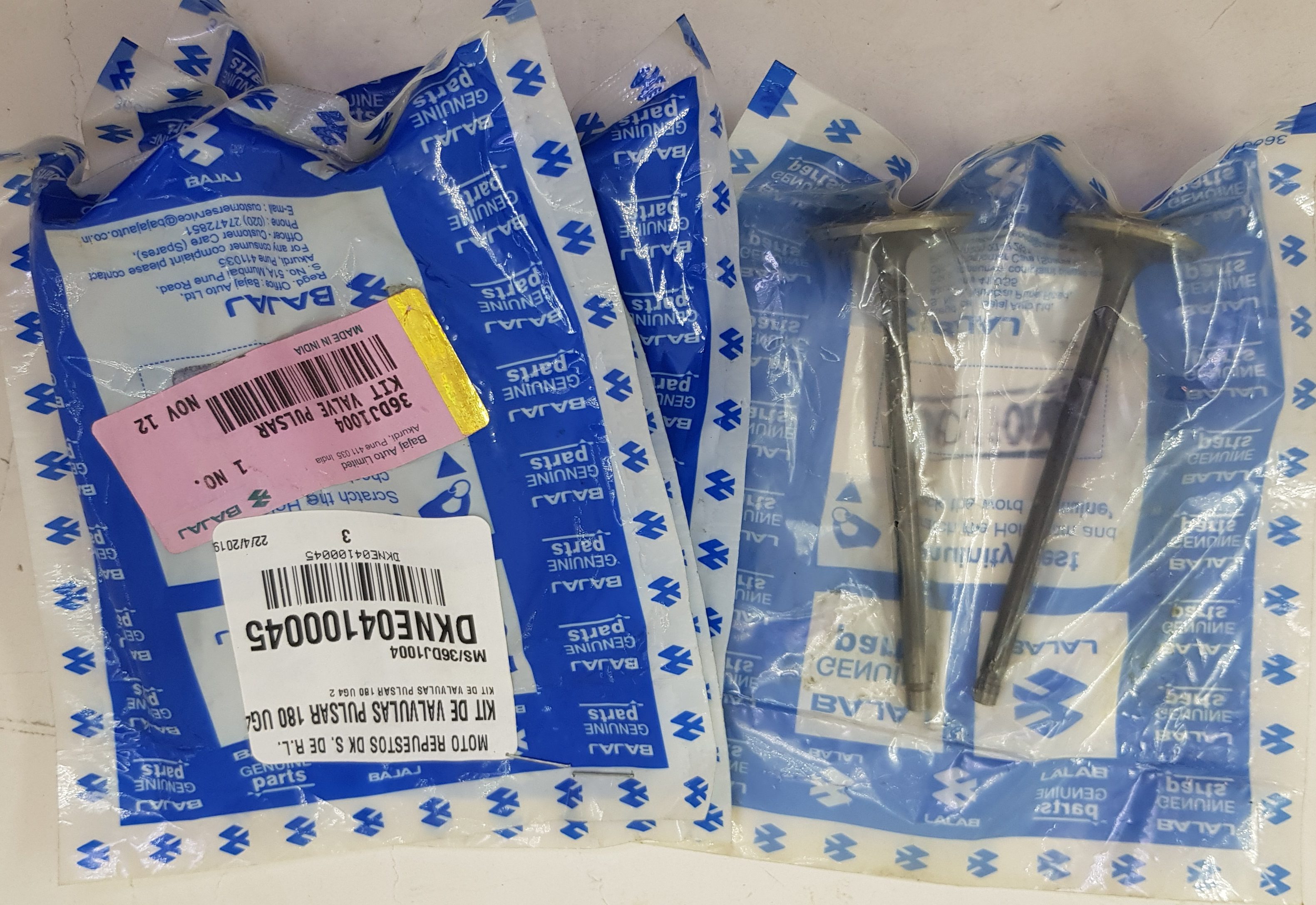 KIT DE VALVULAS PULSAR 180 UG4 2012