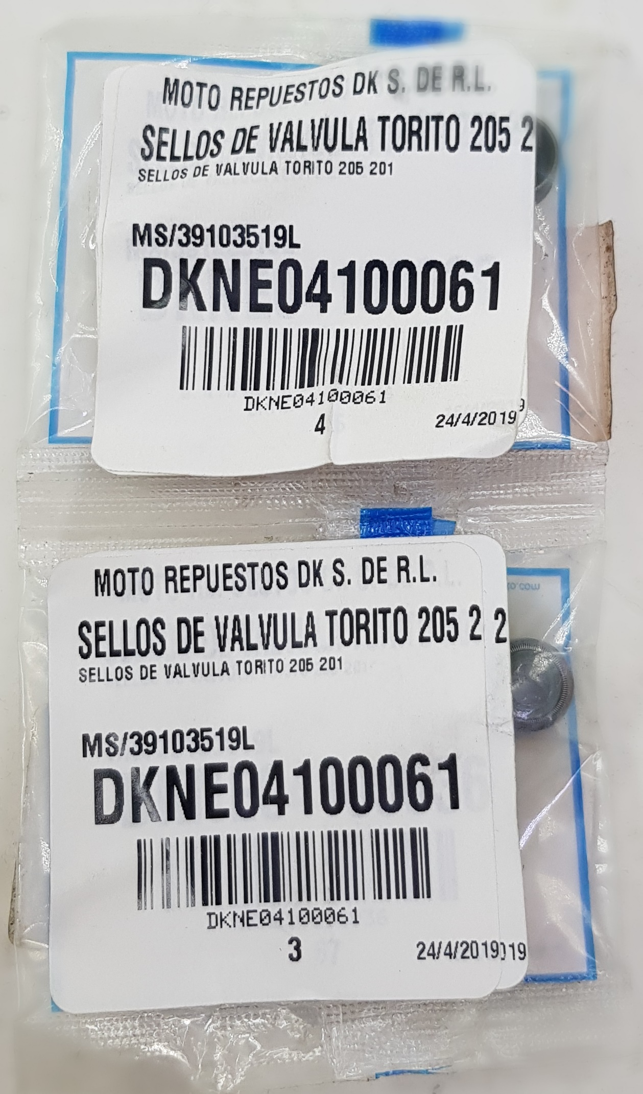 SELLO DE VALVULA PZA TORITO 205 2012