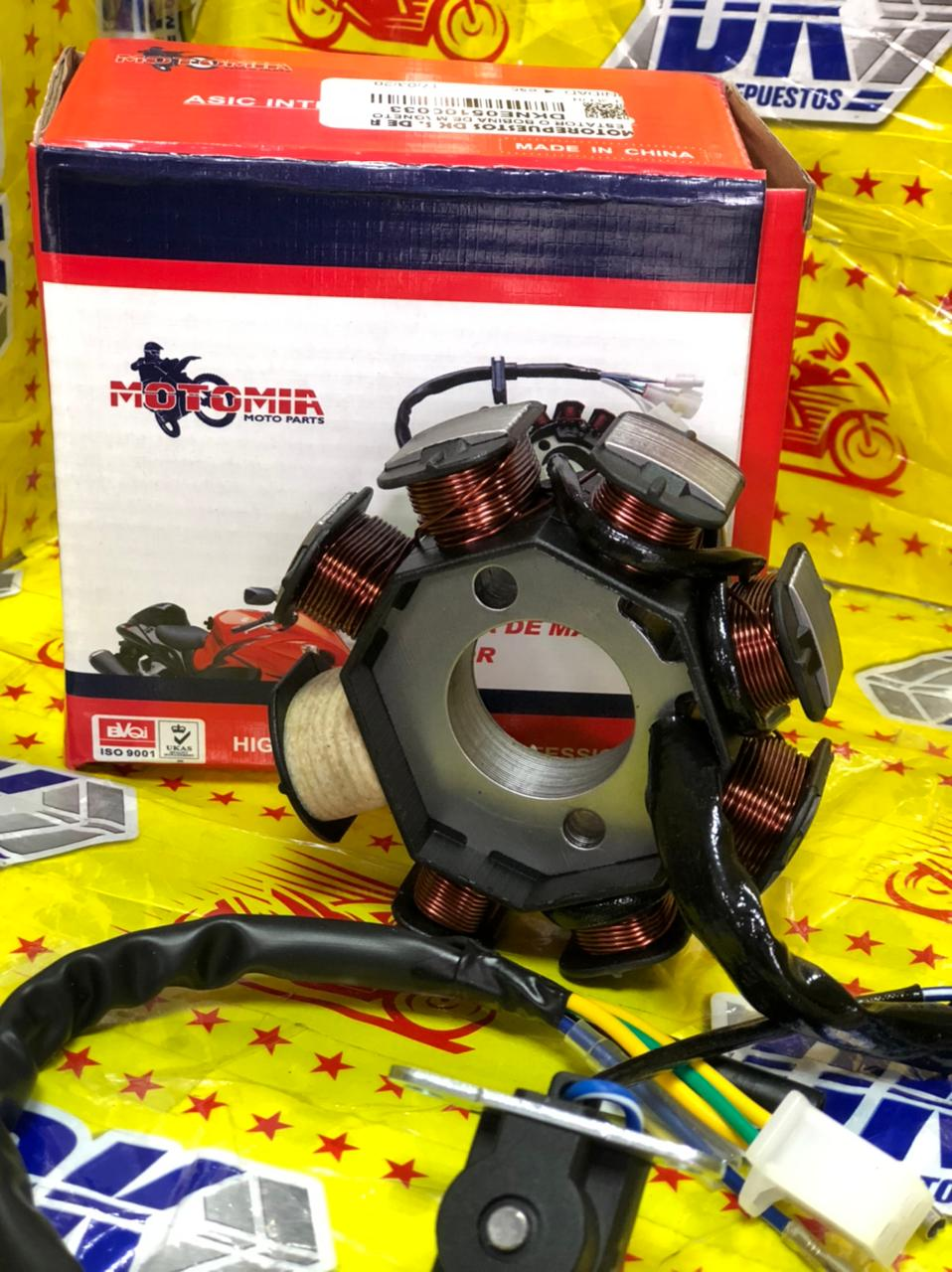 ESTATOR O BOBINA DE MAGNETO MOTONETA 150