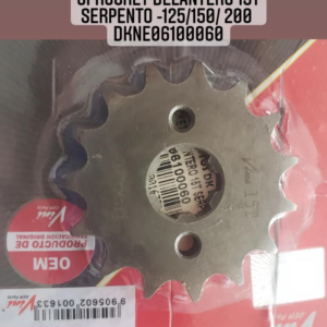 SPROCKET DELANTERO 15T SERPENTO-125 /150 /200 / HERO HUNK-150 / HONDA XR-150L / CBF-125 / 150 (428-15T)