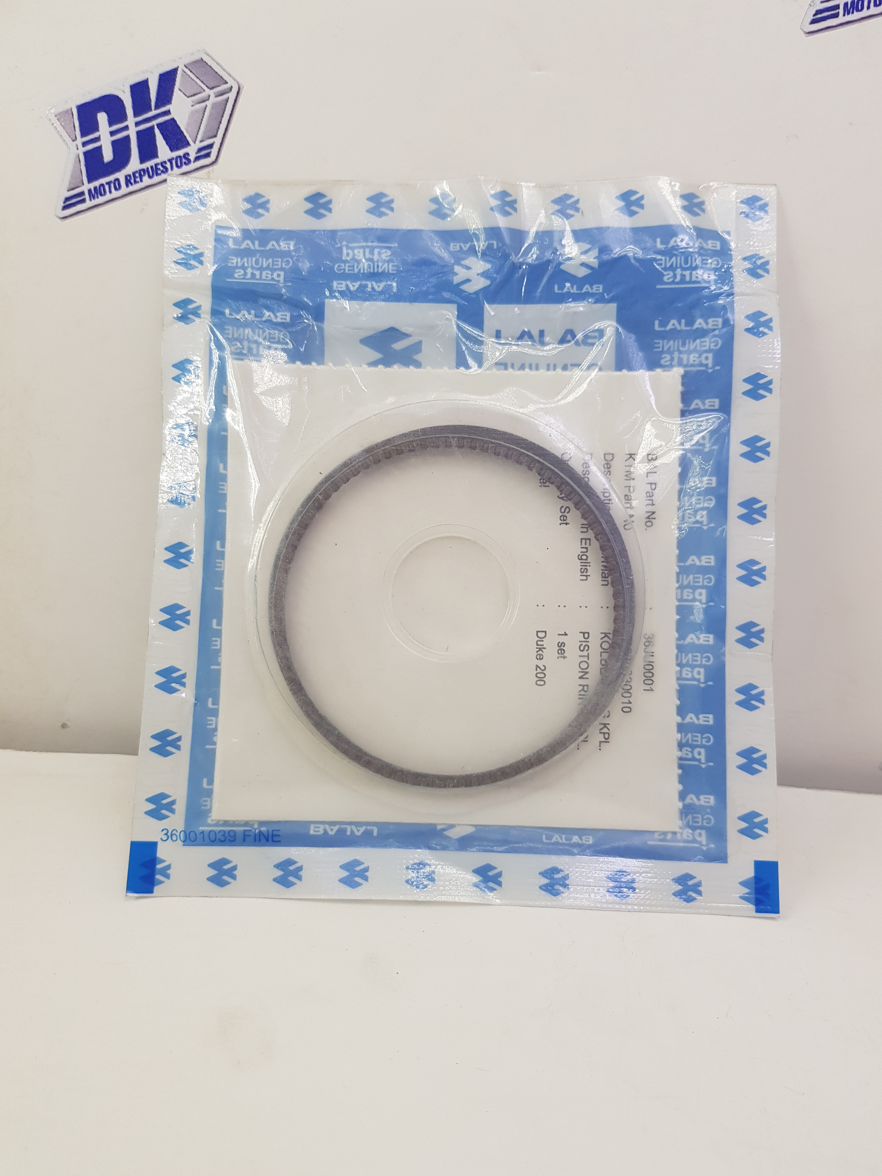 ANILLOS STD KIT PULSAR 200 NS 2013