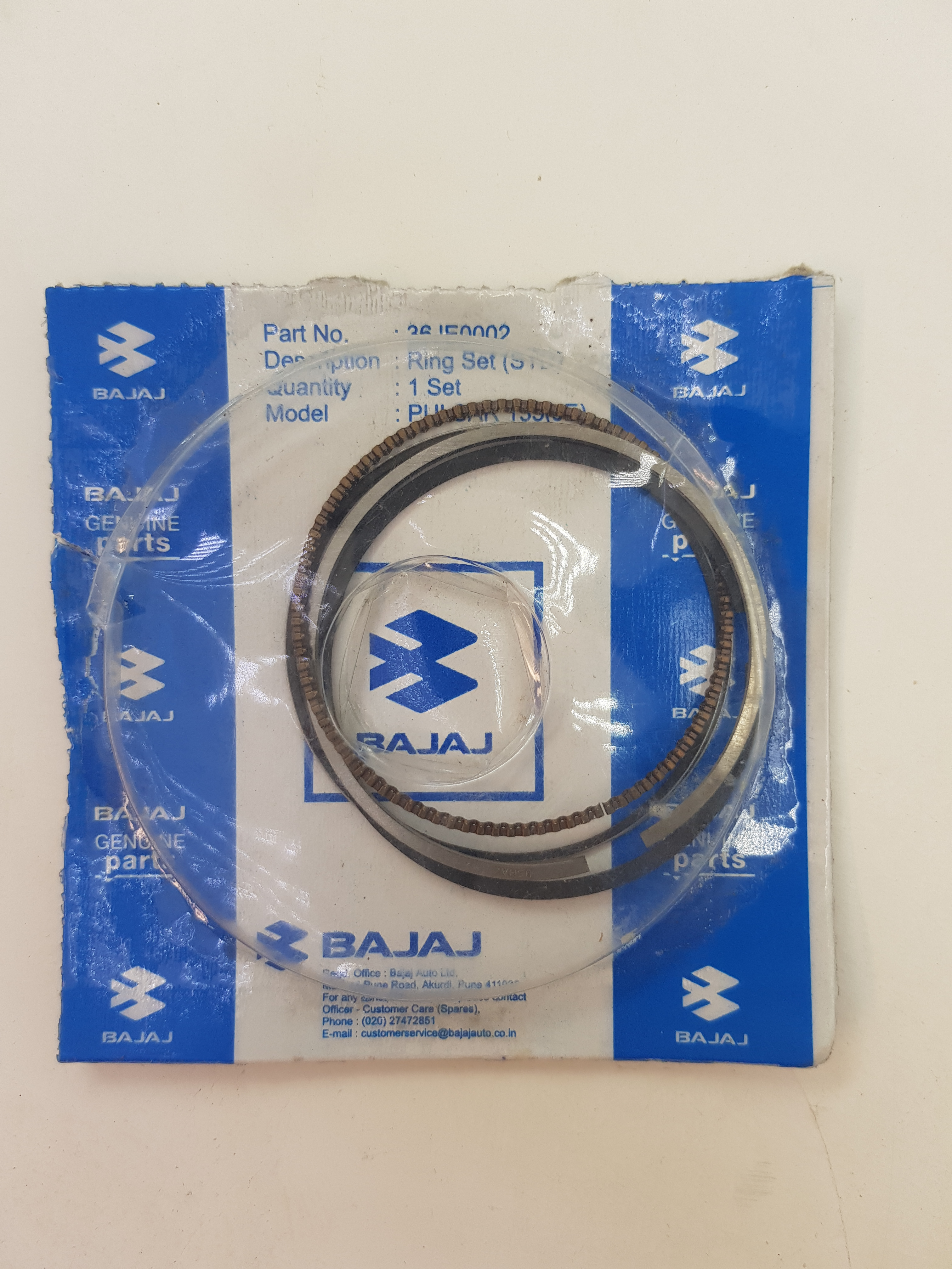 ANILLOS STD KIT DISCOVER 125 - 2010