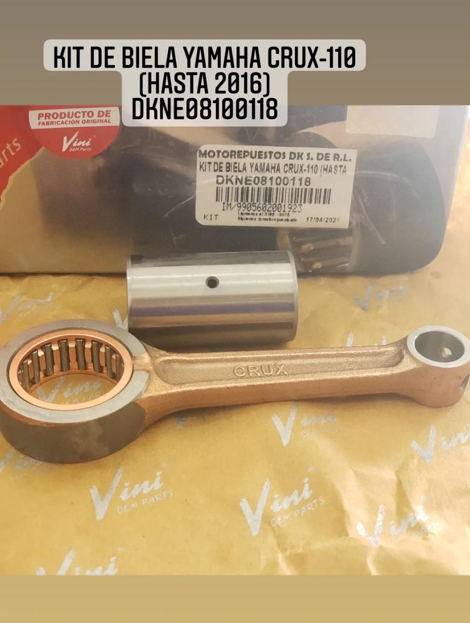 KIT DE BIELA YAMAHA CRUX-110 (HASTA 2016)