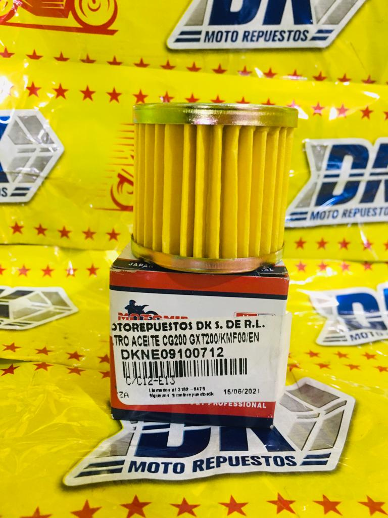 FILTRO ACEITE CG200 GXT200/KMF00/EN125