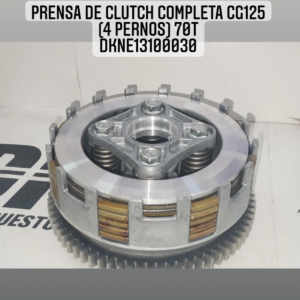 PRENSA DE CLUTCH COMPLETA CG 125 (4PERNOS) 70T