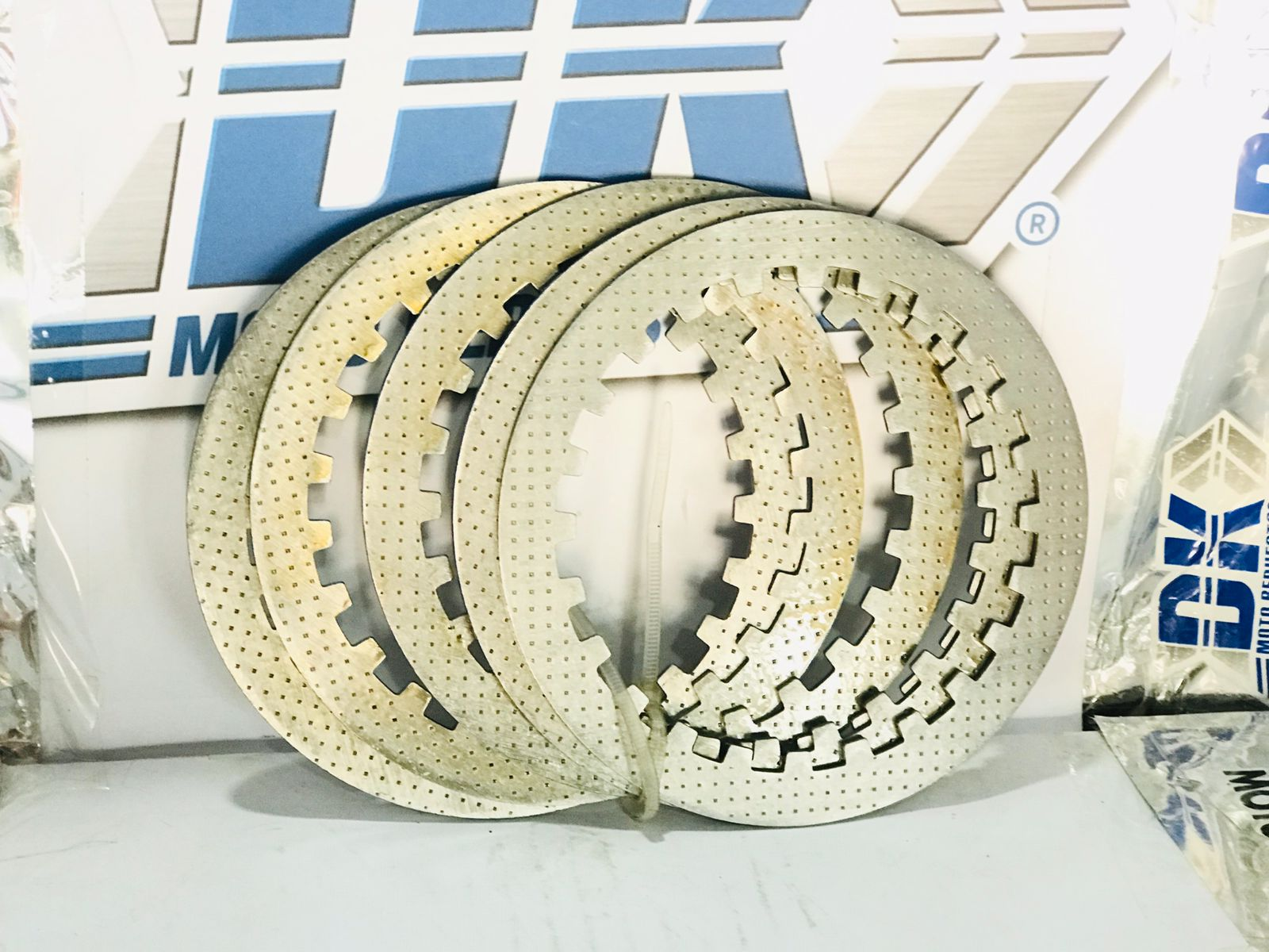 DISCOS DE CLUTCH METALICOS SET (6) RE205/175