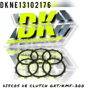 DISCOS DE CLUTCH CG200 199CM3 GXT200/KMF200/XTM200