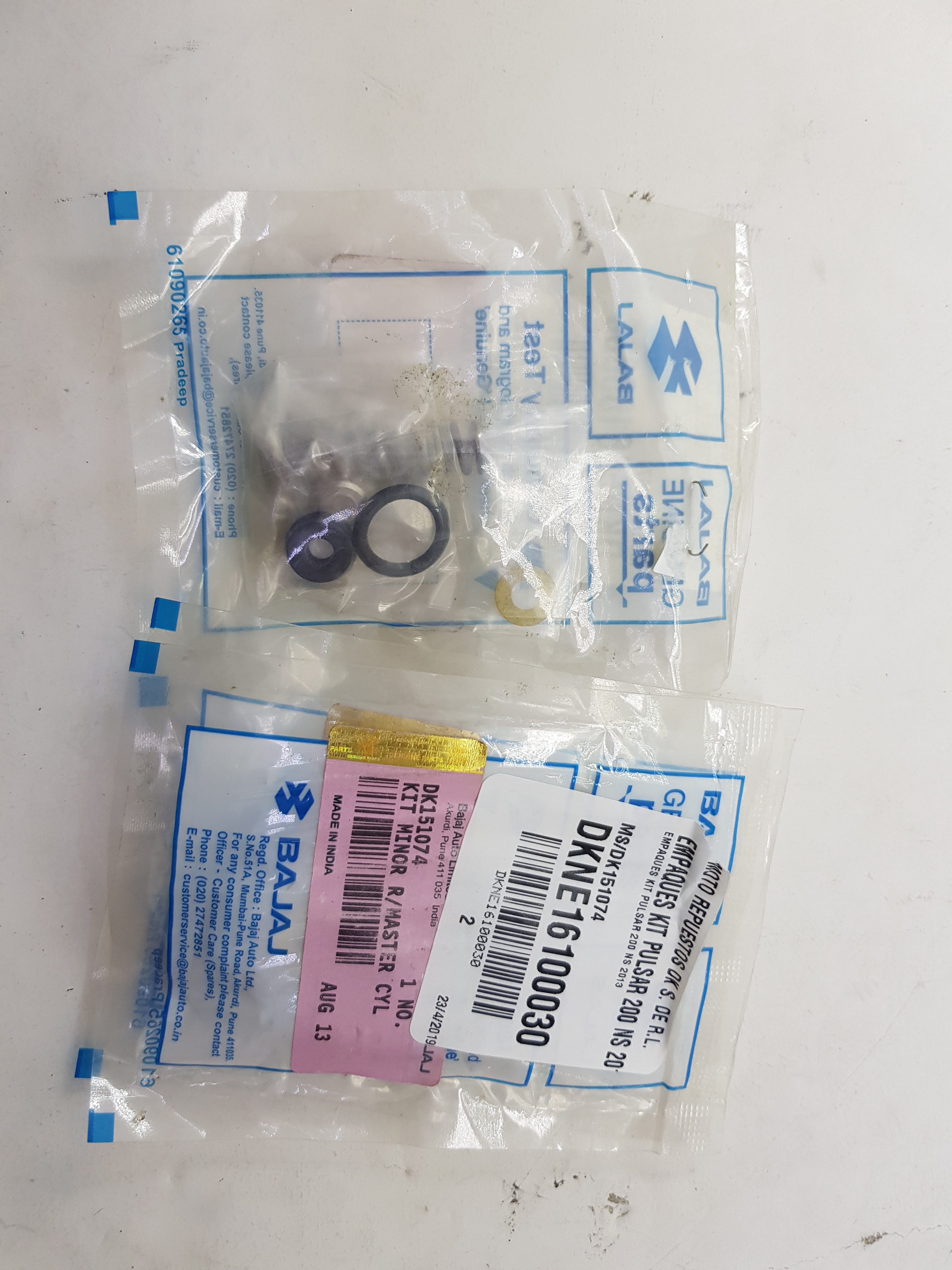 EMPAQUES KIT PULSAR 200 NS 2013