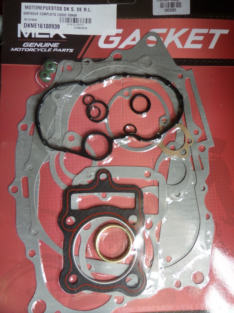 EMPAQUES KIT CG200 63MM