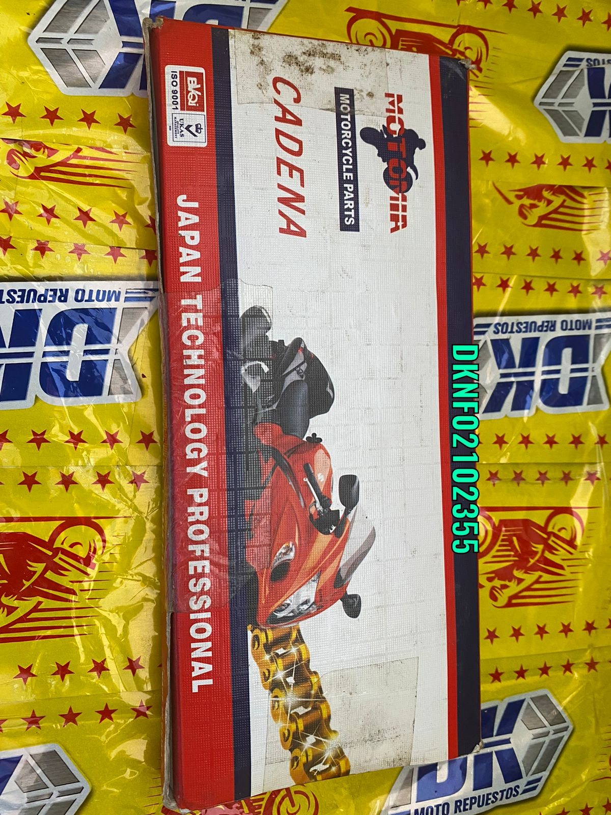CADENA 428HX124L MOTOMIA REFORZADA ORO