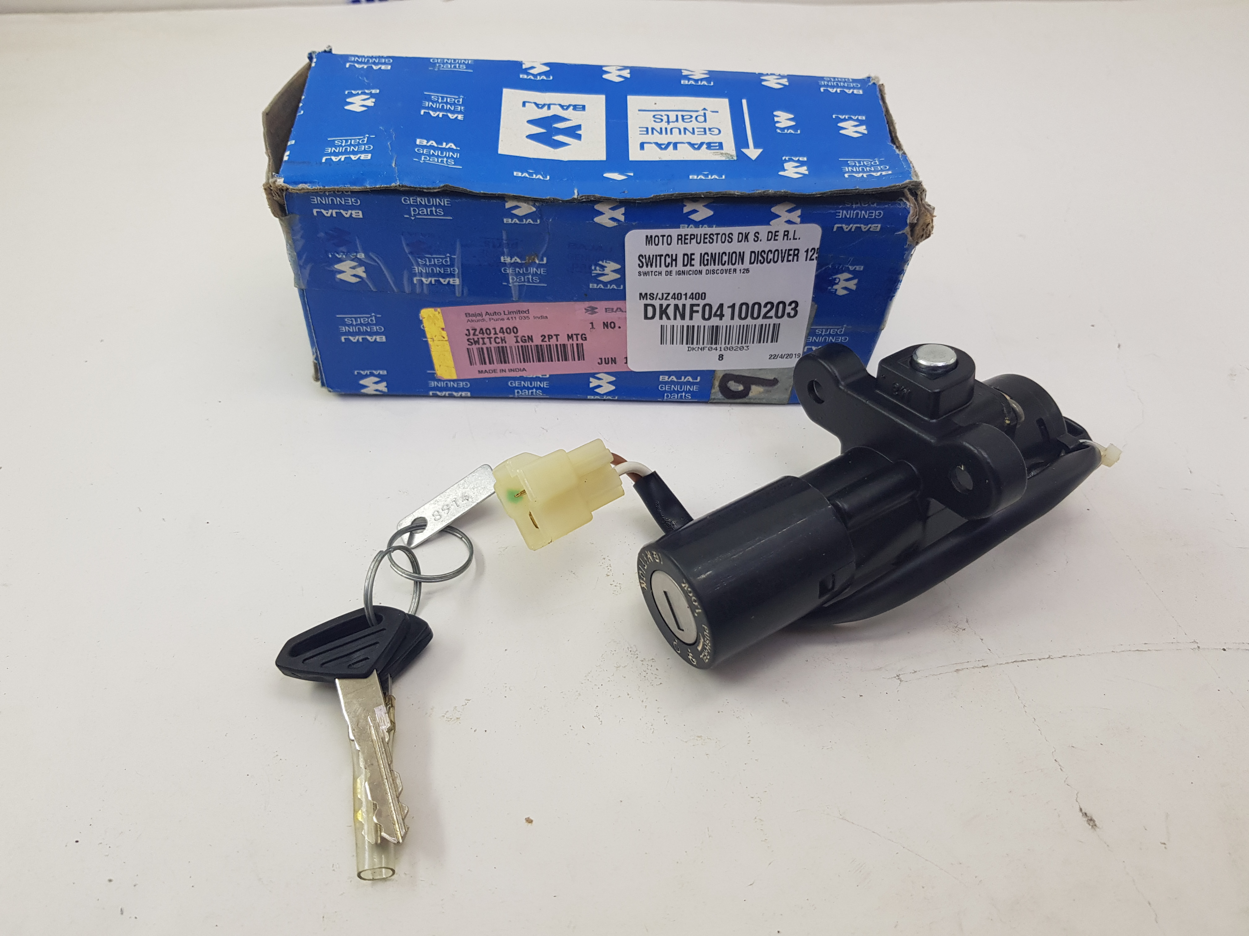 SWITCH DE IGNICION KIT DISCOVER 125 ST 2012