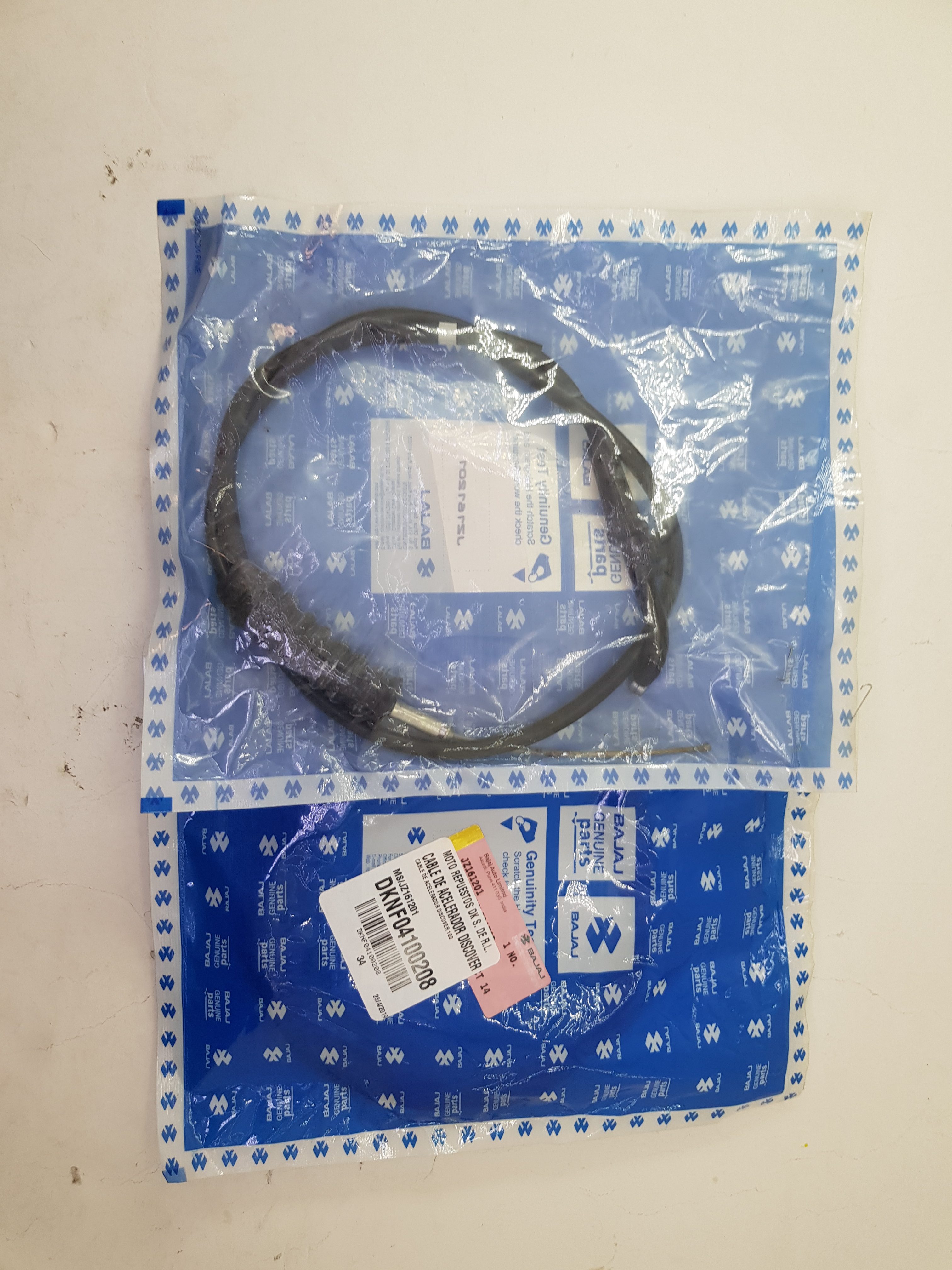CABLE DE ACELERADOR PZA DISCOVER 100 - 2010